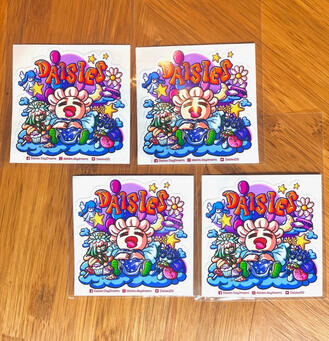 Dicut sticker 12x12cm